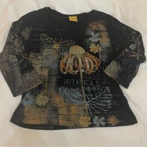 Vintage graphic quarter sleeve Y2K